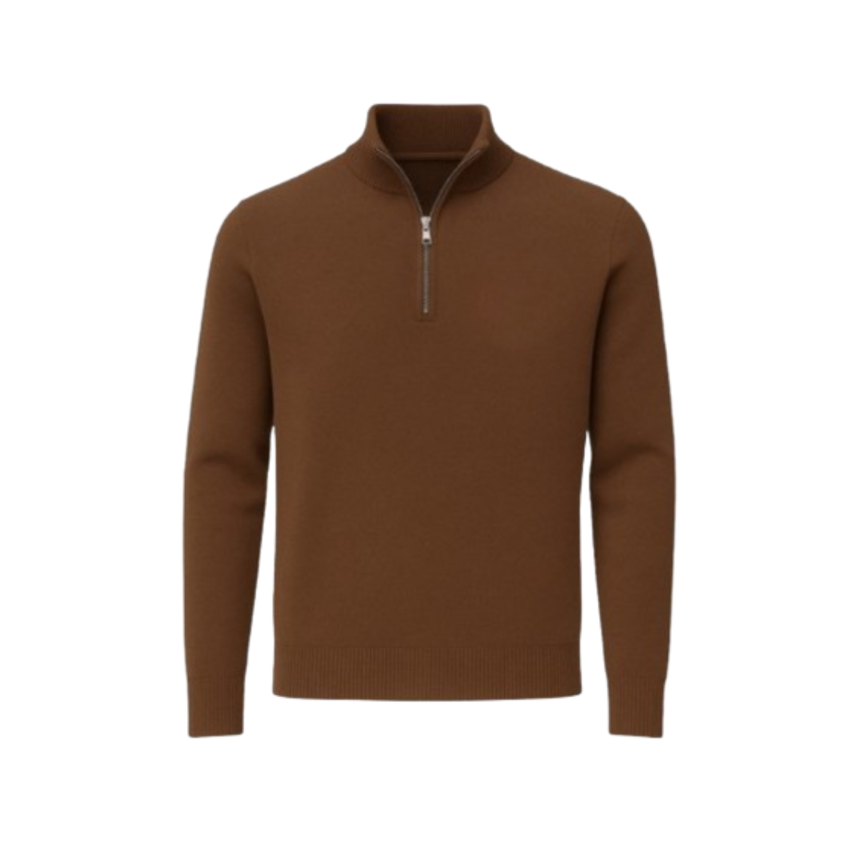 Cotton Sweater with Zipper - Exclusive Promotion